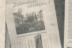 Print advertisement for the screening of the film on Duna TV.